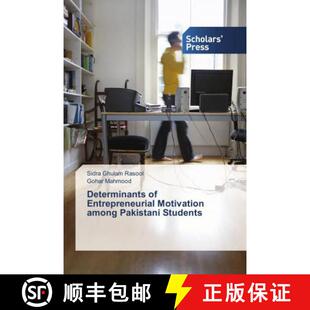 Entrepreneurial Motivation 9786202307192 Determinants Students Pakistani 预订 among