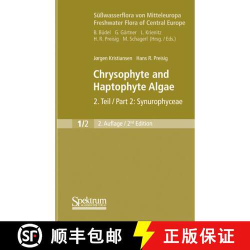 预订 精装 Süßwasserflora von Mitteleuropa, Bd. 01/2 Freshwater Flora of Central Europe, Vol. 01/2: ... [9783827417015]
