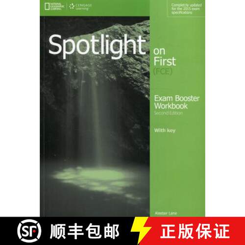 【3-4周达】Spotlight on First Exam Booster Workbook, W/Key + Audio CDs [9781285849508]