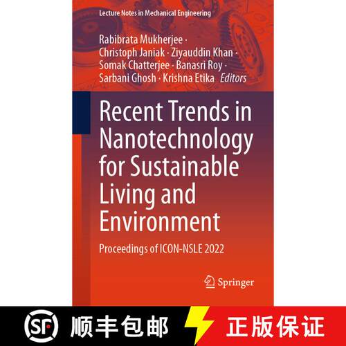【3-4周达】Recent Trends in Nanotechnology for Sustainable Living and Environment: Proceedings of ICO... [9789819933853]