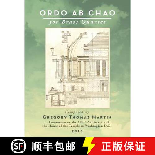 【3-4周达】Ordo ab Chao for Brass Quartet [9781633912144]