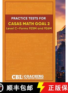 预订 Practice Tests for CASAS Math GOAL 2  Level C, Forms 925M and 926M [9798330584406]