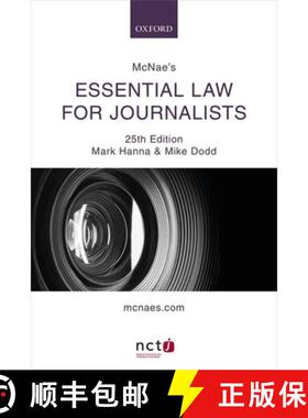 【3-4周达】McNae's Essential Law for Journalists [9780198839835]