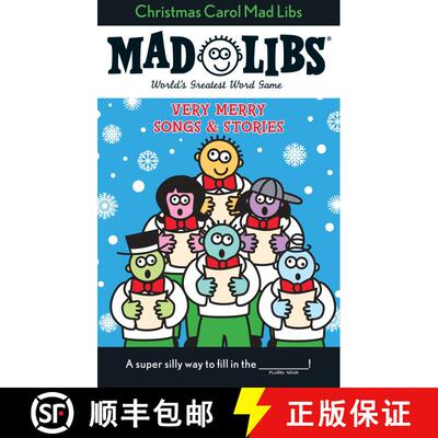 【3-4周达】Christmas Carol Mad Libs: Very Merry Songs and Stories [9780843126761]