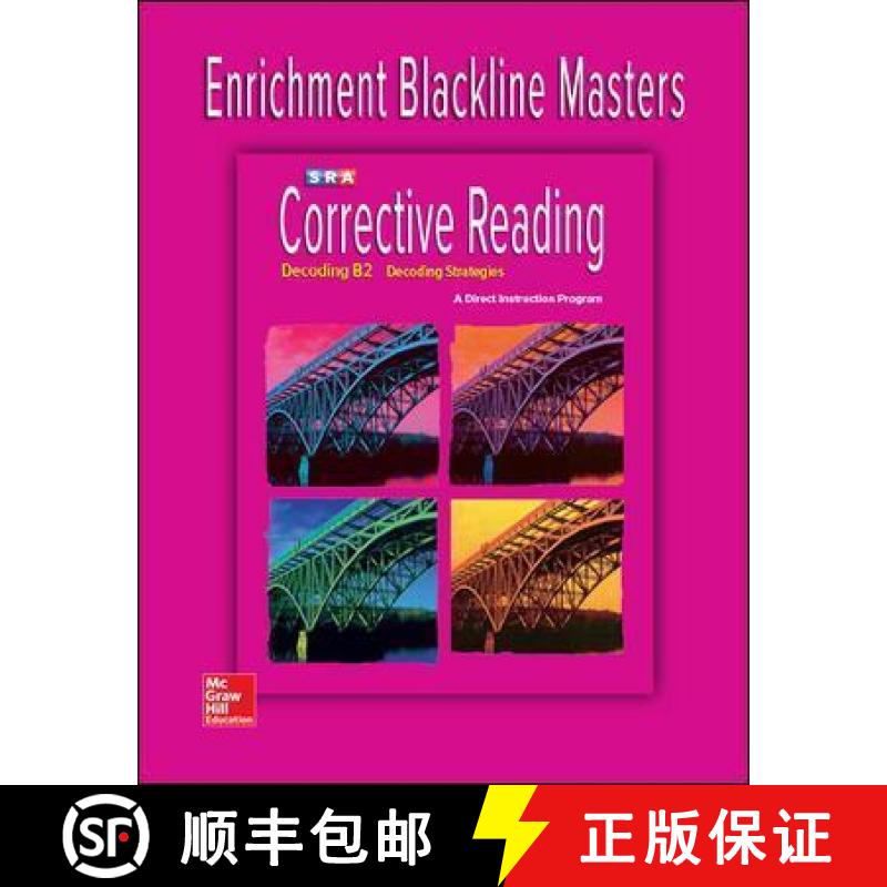 【3-4周达】Corrective Reading Decoding Level B2, Enrichment Blackline Master [9780076112340]