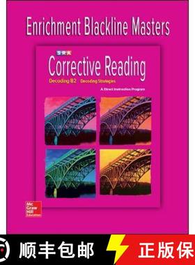 【3-4周达】Corrective Reading Decoding Level B2, Enrichment Blackline Master [9780076112340]