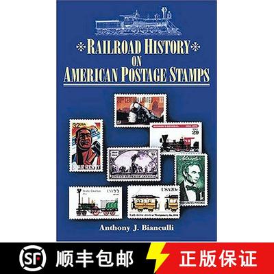 【3-4周达】Railroad History on American Postage Stamps [9781931626200]