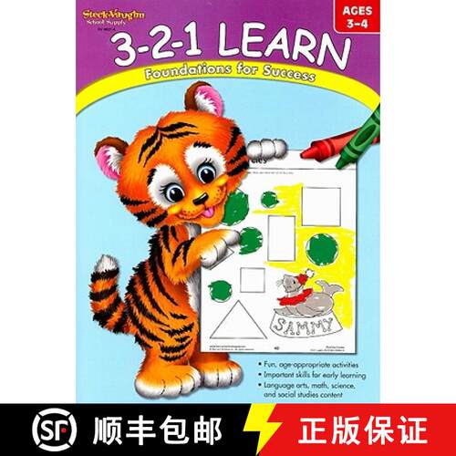 【3-4周达】3-2-1 Learn: Reproducible Ages 3-4 [9781419099274]