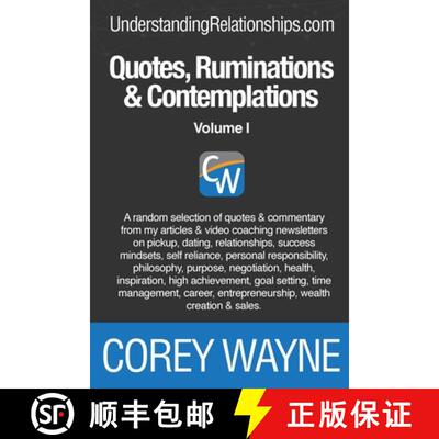 【3-4周达】Quotes, Ruminations & Contemplations: Volume I [9781678087111]