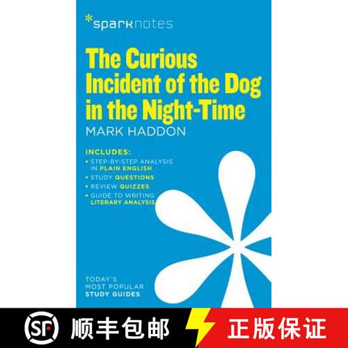 【3-4周达】The Curious Incident of the Dog in the Night-Time (Sparknotes Literature Guide): Volume 25 [9781411471009]