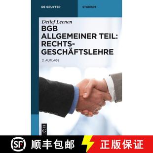 BGB 9783110320541 Allgemeiner Rechtsgeschäftslehre Teil 预订