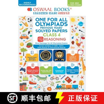 【3-4周达】One for All Olympiad Previous Years' Solved Papers, Class-4 Reasoning Book (For 2022 Exam) [9789354235313]