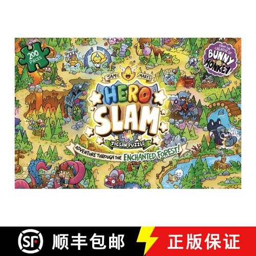 【3-4周达】Jamie Smart's Hero Slam Jigsaw Puzzle: 200 Pieces: The Brand New 200-Piece Jigsaw Puzzle f... [9781399629645] - 封面