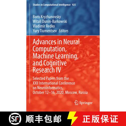 【3-4周达】Advances in Neural Computation, Machine Learning, and Cognitive Research IV: Selected Pape... [9783030605797]