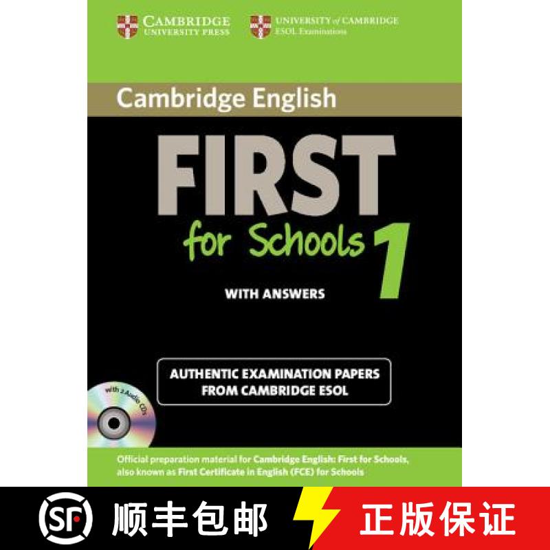 Cambridge English First for Schools 1 Self-study Pack (student's Book with Answers and Audio CDs (2))... [9781107603219]