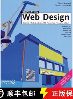 【3-4周达】Foundation Web Design: Essential Html, Javascript, CSS, Photoshop, Fireworks, and Flash (F... [9781590591529]
