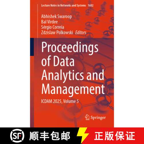 【3-4周达】Proceedings of Data Analytics and Management : ICDAM 2025, Volume 5 [9783032035578]