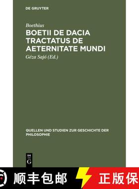 预订 Boetii de Dacia tractatus De aeternitate mundi [9783110032321]