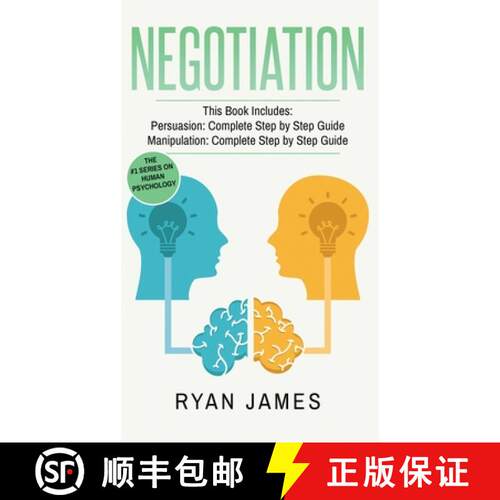 【3-4周达】精装 Negotiation: 2 Manuscripts - Persuasion The Complete Step by Step Guide, Manipulation... [9781087819785]