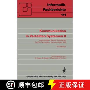 【3-4周达】Kommunikation in Verteilten Systemen II : Anwendungen, Betrieb, Grundlagen GI/NTG-Fachtagu... [9783540159711]