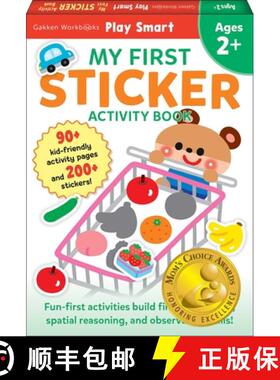 预订 Play Smart My First Sticker Book 2+: Preschool Activity Workbook with 200+ Stickers for Children... [9784056212273]