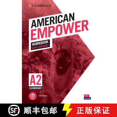 【3-4周达】Cambridge English American Empower Elementary/A2 Workbook with Answers [9781108817554]