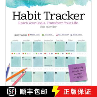 【3-4周达】Habit Tracker Wall Calendar 2026: Reach Your Goals--Transform Your Life [9781523529513]