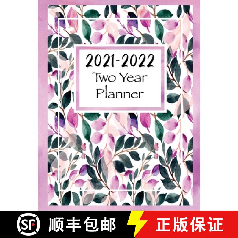 【3-4周达】2021-2022 Two Year Planner: Two Year Monthly Planner and Calendar, Large size [9781801328333]