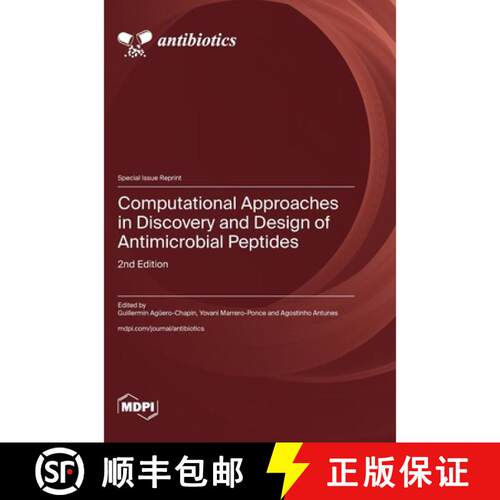 【3-4周达】精装 Computational Approaches in Discovery and Design of Antimicrobial Peptides: 2nd Edition [9783725880416]