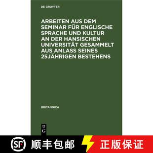 Englische Universitat Arbeiten Sprache Fur Dem Gesammel... Hansischen Und 9783112341599 Seminar Der Aus 预订 Kultur