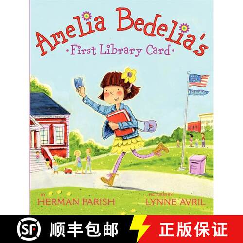 【3-4周达】精装 Amelia Bedelia's First Library Card [9780062095121]