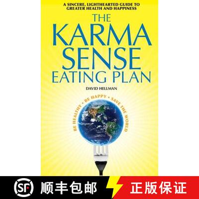 【3-4周达】The Karma Sense Eating Plan (black and white): A Sincere, Lighthearted Guide to Greater He... [9780997187915]
