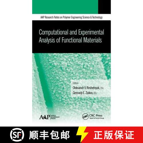 【3-4周达】精装 Computational and Experimental Analysis of Functional Materials [9781771883429]