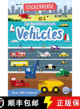 预订 Stickerverse - My First Sticker Book Vehicles [9781917082884]