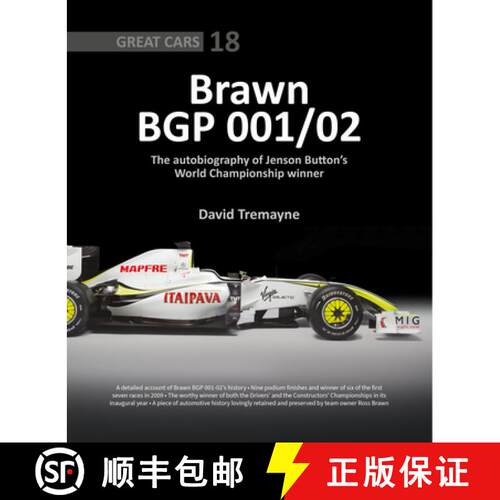 【3-4周达】精装 Brawn Bgp 001/02: The Autobiography of Jenson Button's World Championship Winner [9781913089979]