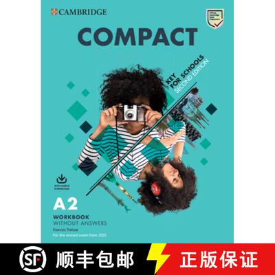 【3-4周达】剑桥KET考试 学生包（学生书不带答案带网上练习，练习册不带答案带音频）Compact Key for School... [9781108348782]