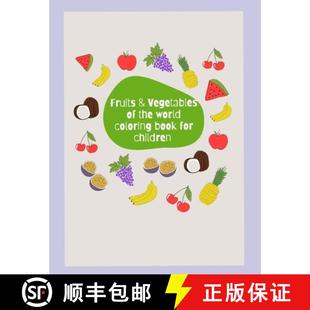 World 9781951028954 Book Coloring the Vegetables Fruits 预订
