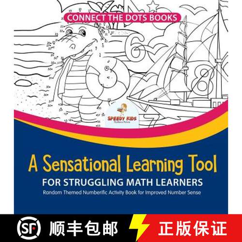 【3-4周达】Connect the Dots Books. A Sensational Learning Tool for Struggling Math Learners. Random T... [9781541948006]