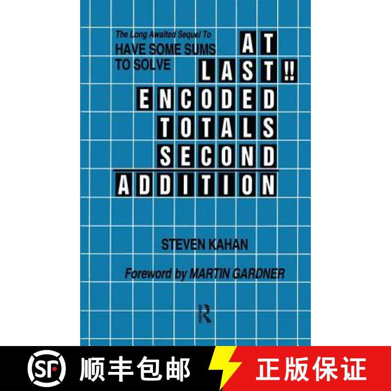 【3-4周达】At Last!! Encoded Totals Second Addition: The Long-Awaited Sequel to Have Some Sums to Solve [9780895031716]