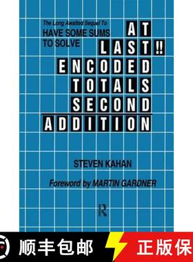 【3-4周达】At Last!! Encoded Totals Second Addition: The Long-Awaited Sequel to Have Some Sums to Solve [9780895031716]