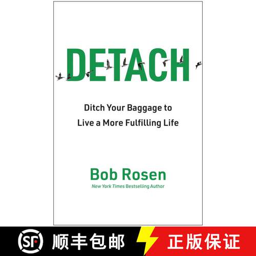 【3-4周达】精装 Detach: Ditch Your Baggage to Live a More Fulfilling Life [9781637746455]