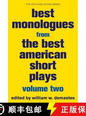 【3-4周达】Best Monologues from The Best American Short Plays: Volume Two [9781480385481]