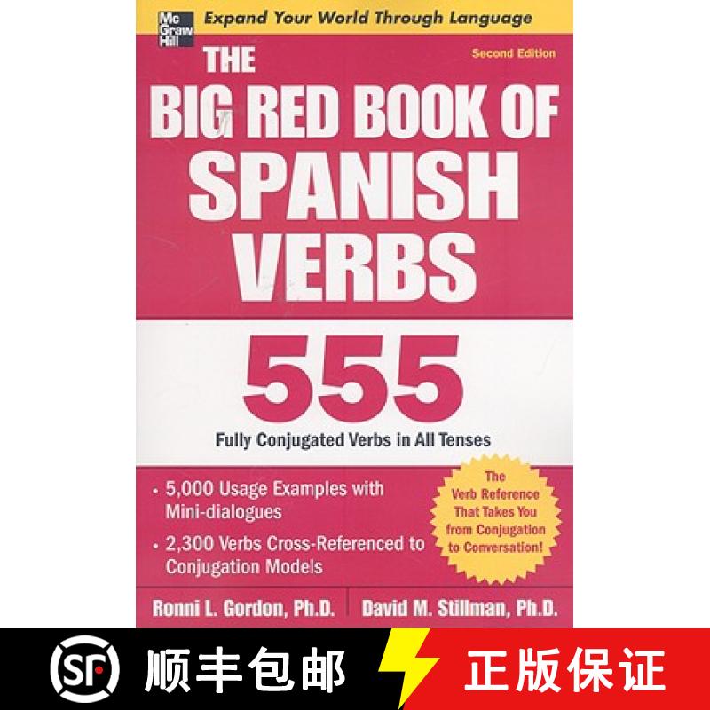 【2-3周达】Big Red Book of Spanish Verbs, Second Edition [9780071591539]