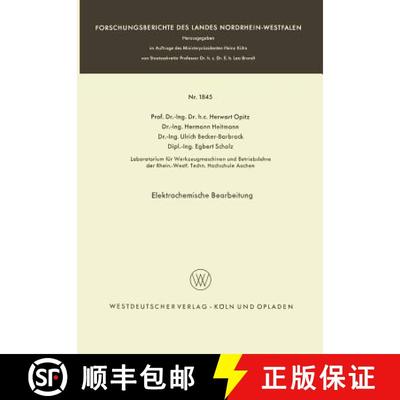 【3-4周达】Elektrochemische Bearbeitung [9783663062776]