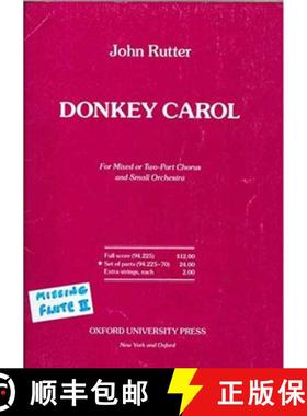 【3-4周达】Donkey Carol: Set of Parts (1 of Each Incl. Strings) [9780193857827]