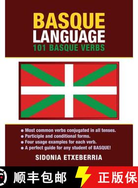 预订 Basque Language: 101 Basque Verbs [9781619494169]