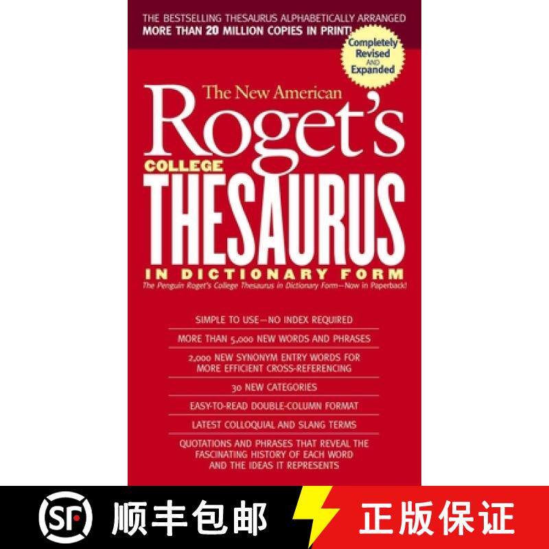 【3-4周达】New American Roget's College Thesaurus in Dictionary Form (Revised & Updated) [9780451207166]