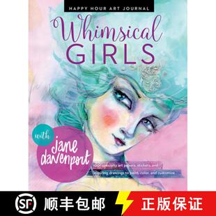 【3-4周达】Whimsical Girls: Fun Inspiration and Instant Creative Gratification [9781640210141]