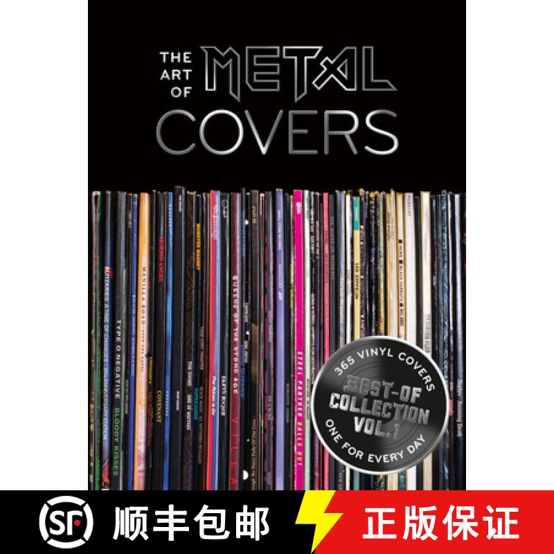 【2-3周达】Art of Metal Covers: 365 Vinyl Covers - One For Every Day : Best-Of Collection Vol 1 [9783946688525]