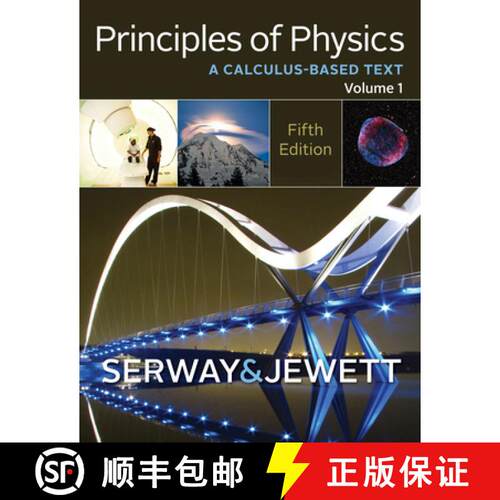 【3-4周达】精装 Principles of Physics: A Calculus-Based Text, Volume 1 [9781133110279]